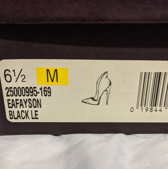 Elegant black leather heels from Enzo Angiolini - Picture 8 of 8